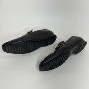 Gucci Men’s Black Leather Bit Loafers UK 8 (US 9) Horsebit Crest Medallion