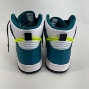 Nike Dunk High Bright Spruce Volt GS Sz 7Y