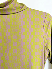 Maisie Wilen Body Shop Dress Size Medium NEW Green Bodycon Patterned