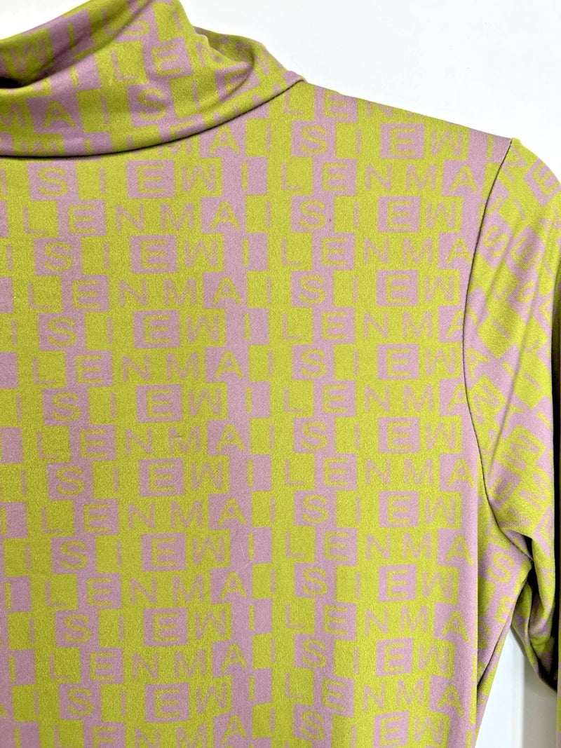 Maisie Wilen Body Shop Dress Size Medium NEW Green Bodycon Patterned