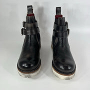 Bed Stu Ginger Boots Womens 6 Black Rustic Leather Chelsea Ankle Boot