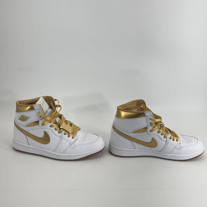 Nike Air Jordan 1 Retro High OG Metallic Gold Sz 8.5