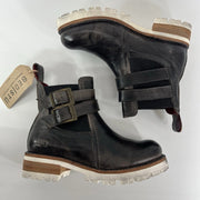 Bed Stu Ginger Boots Womens 6 Black Rustic Leather Chelsea Ankle Boot