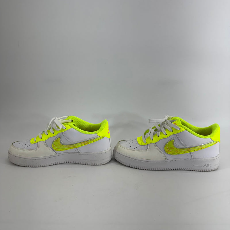 Nike AF 1 Low LV8 G8 White Volt Pink Sz 6.5Y