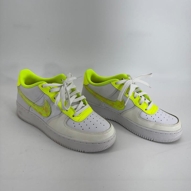 Nike AF 1 Low LV8 G8 White Volt Pink Sz 6.5Y