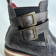 Bed Stu Ginger Boots Womens 6 Black Rustic Leather Chelsea Ankle Boot