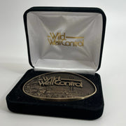 Wild Well Control Solid Bronze Belt Buckle Limited Edition Oilfield Western