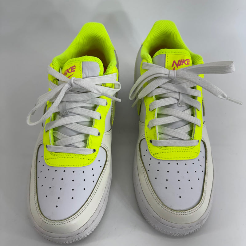 Nike AF 1 Low LV8 G8 White Volt Pink Sz 6.5Y