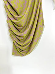 Maisie Wilen Body Shop Dress Size Medium NEW Green Bodycon Patterned