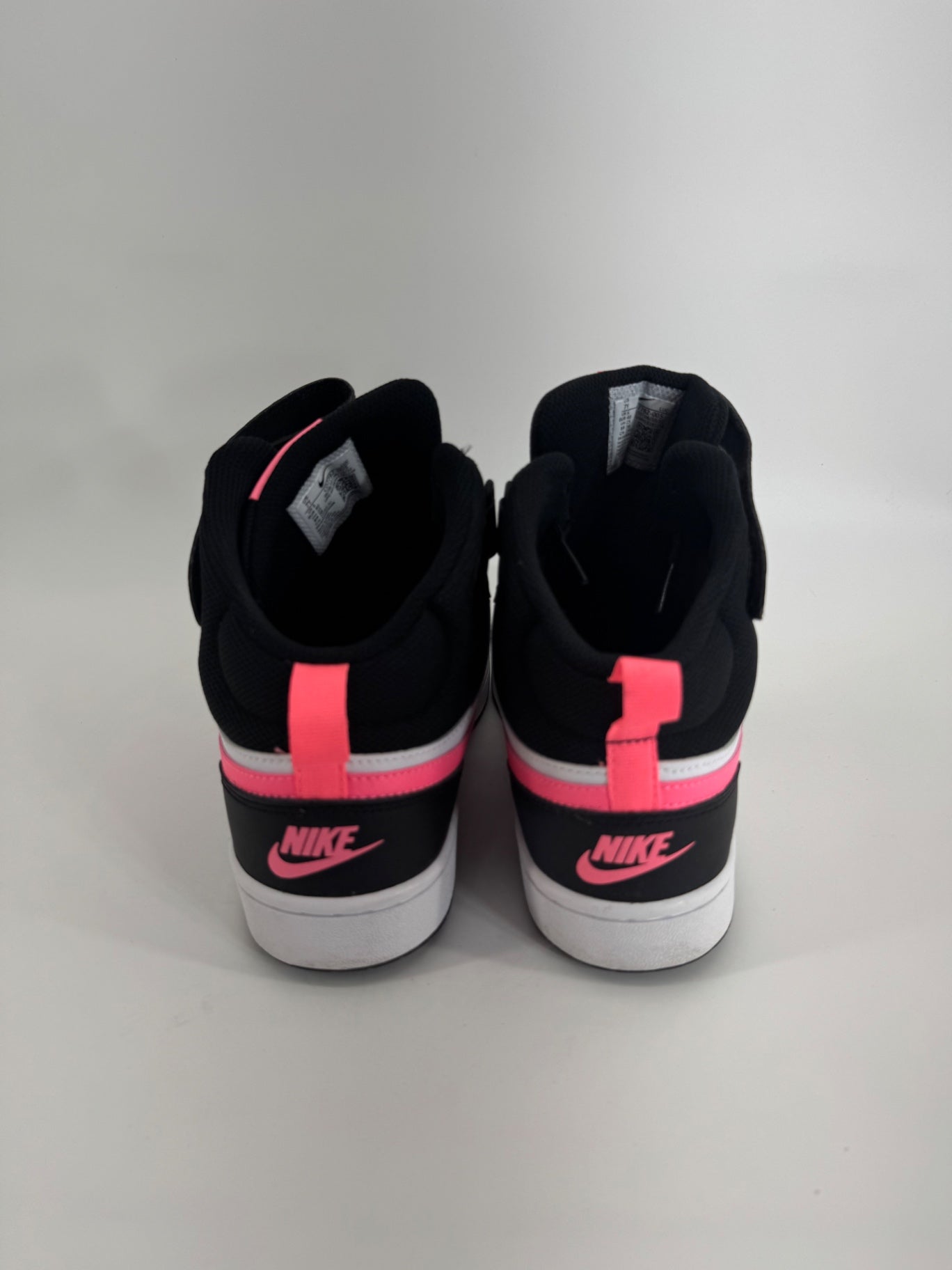 Nike Court Borough Mid 2 Black/Sunset Pule Sz 7Y