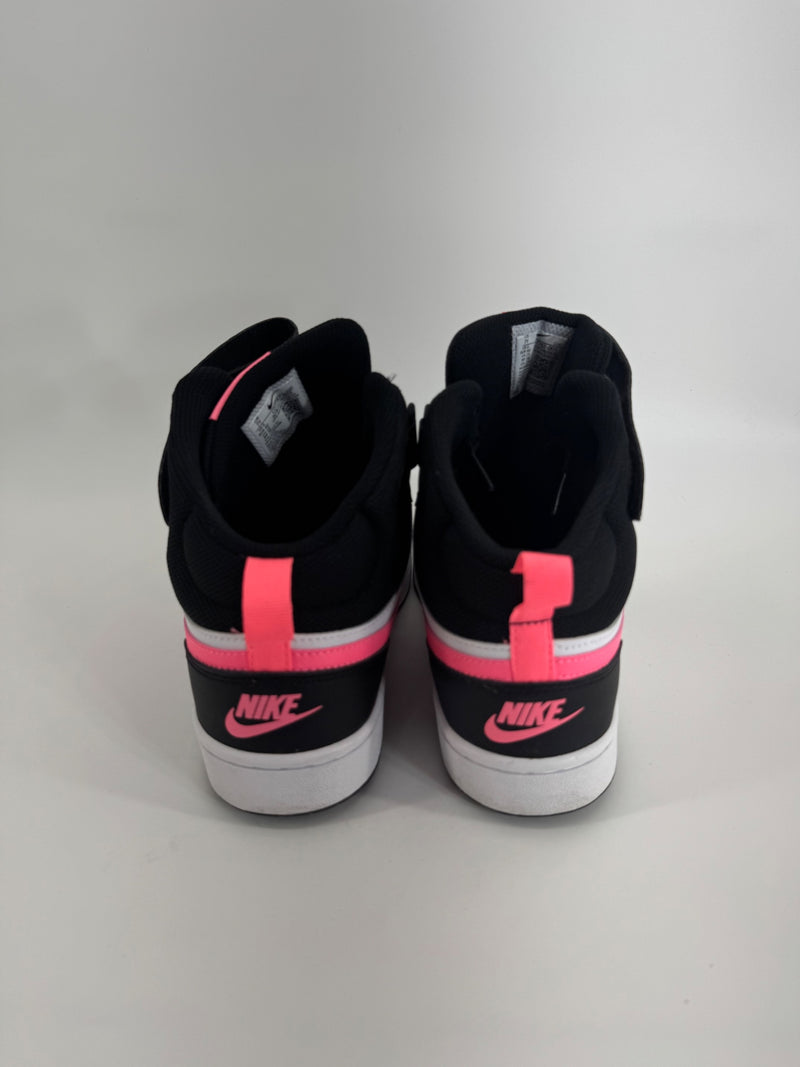 Nike Court Borough Mid 2 Black/Sunset Pule Sz 7Y
