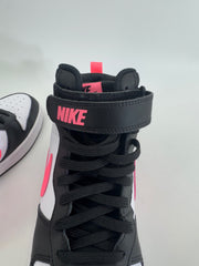 Nike Court Borough Mid 2 Black/Sunset Pule Sz 7Y