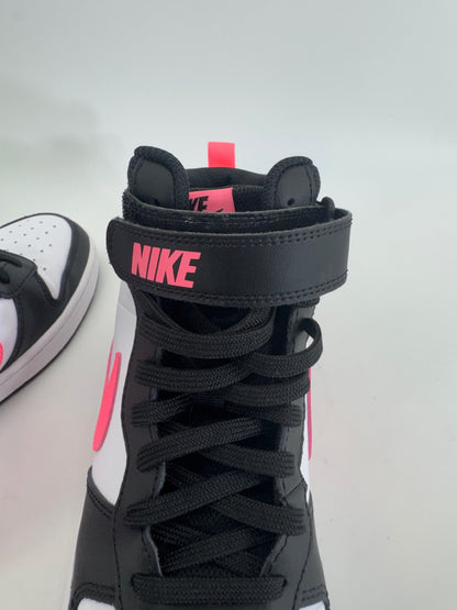 Nike Court Borough Mid 2 Black/Sunset Pule Sz 7Y