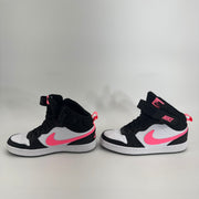 Nike Court Borough Mid 2 Black/Sunset Pule Sz 7Y