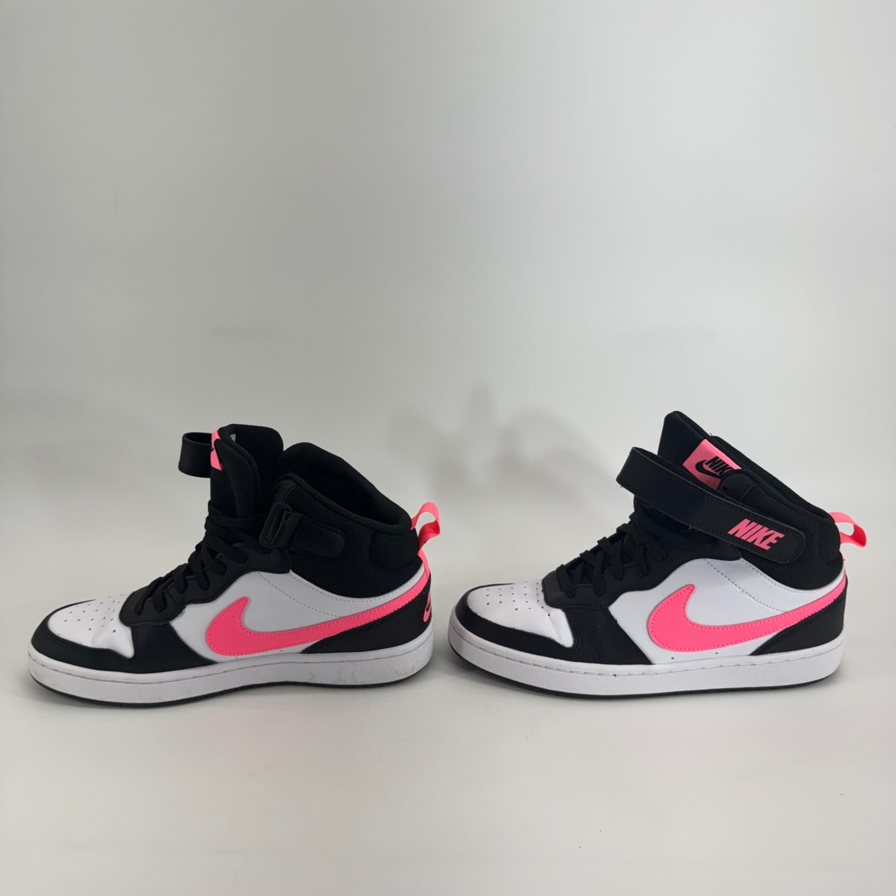 Nike Court Borough Mid 2 Black/Sunset Pule Sz 7Y
