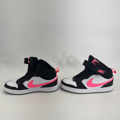 Nike Court Borough Mid 2 Black/Sunset Pule Sz 7Y