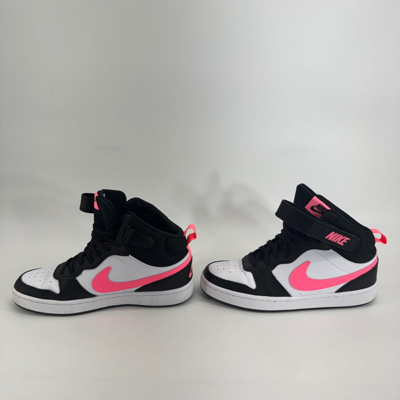 Nike Court Borough Mid 2 Black/Sunset Pule Sz 7Y