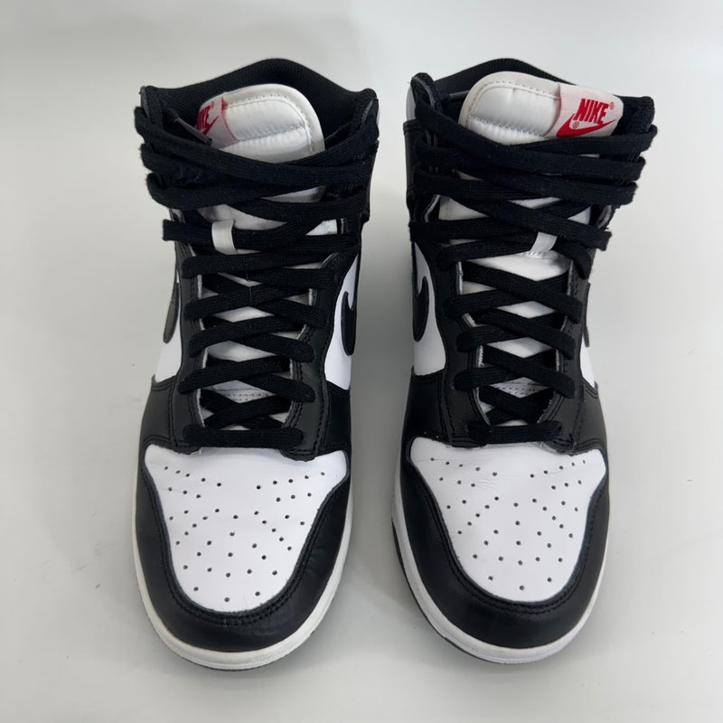 Nike Dunk High Sneaker Panda Black and White Sz 8
