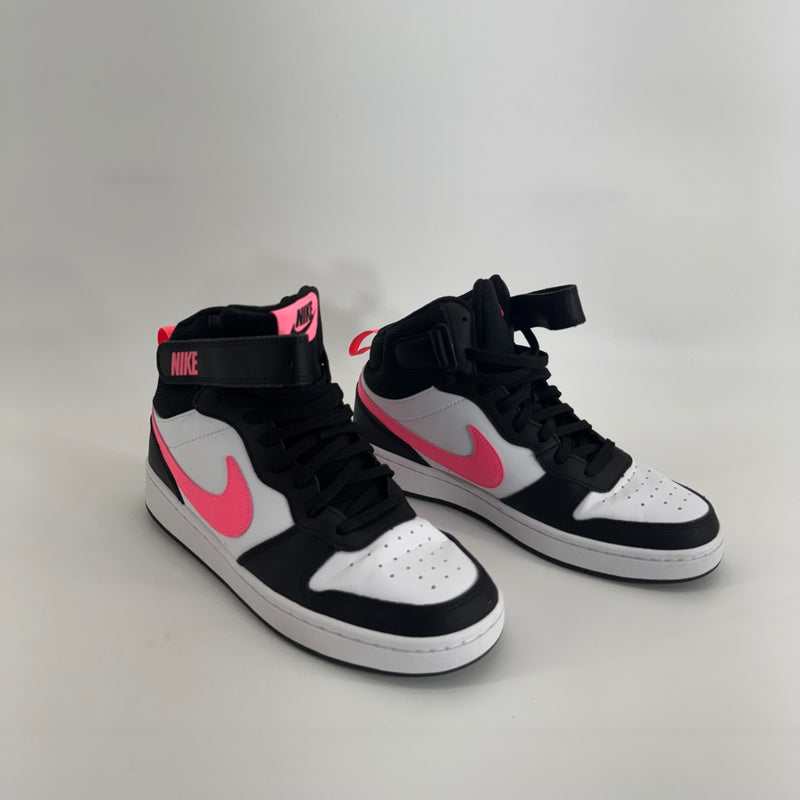 Nike Court Borough Mid 2 Black/Sunset Pule Sz 7Y
