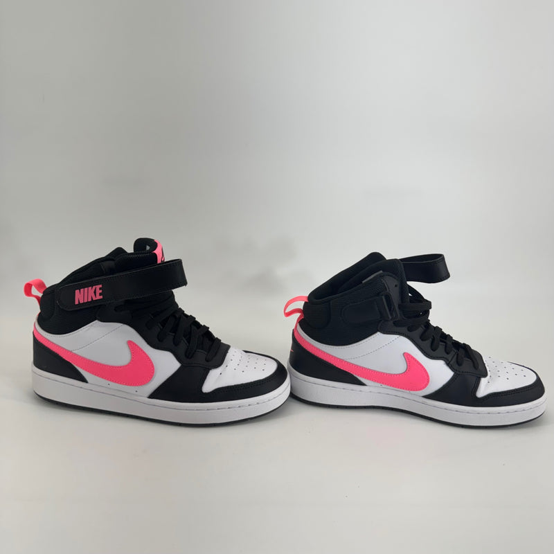 Nike Court Borough Mid 2 Black/Sunset Pule Sz 7Y