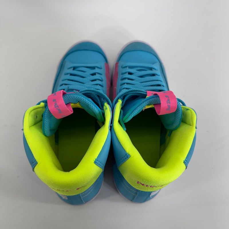 Nike Blazer Mid 77 Dance Baltic Blue/Pink Sz 7Y