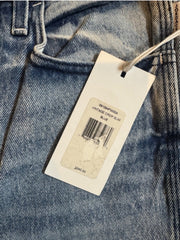 Jordache Neon PVC Pocket High Rise Crop Jeans Womens 25 Y2K Festival NWT