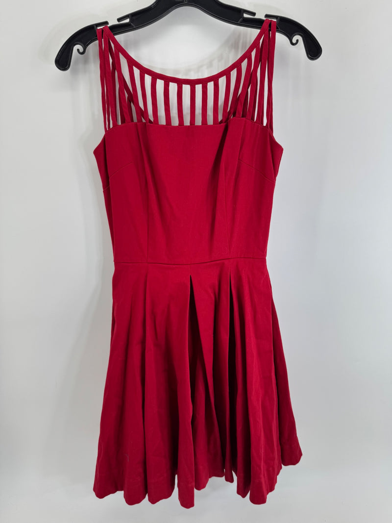 Trashy Diva Red Pleated Dress