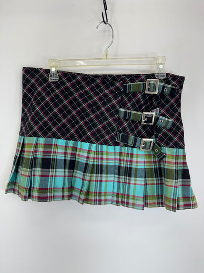 Billabong Y2K Multicolor Plaid Skirt Women's Size 5