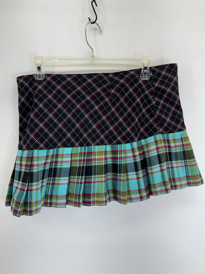 Billabong Y2K Multicolor Plaid Skirt Women's Size 5
