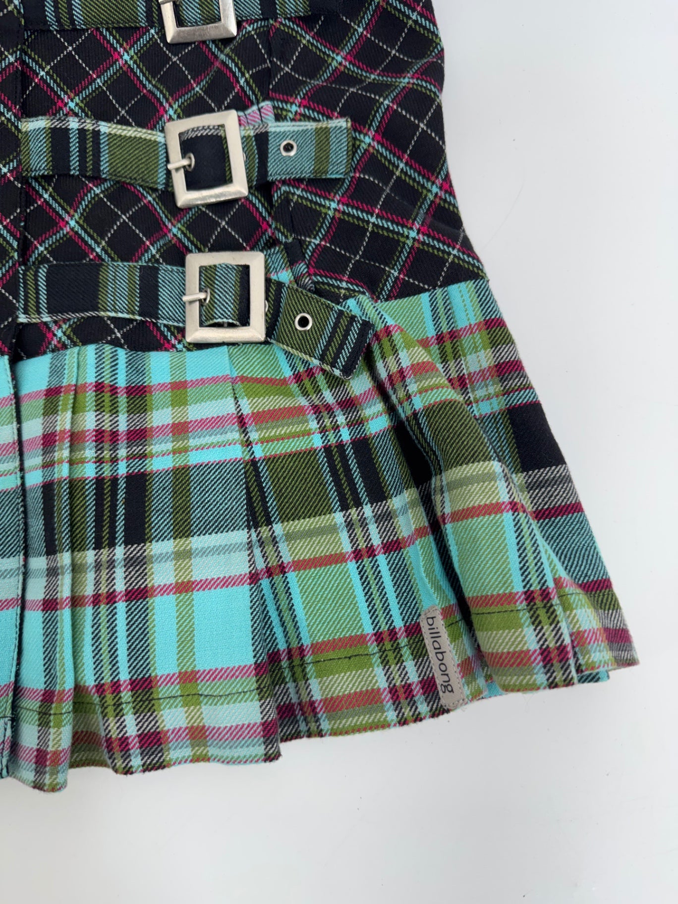 Billabong Y2K Multicolor Plaid Skirt Women's Size 5
