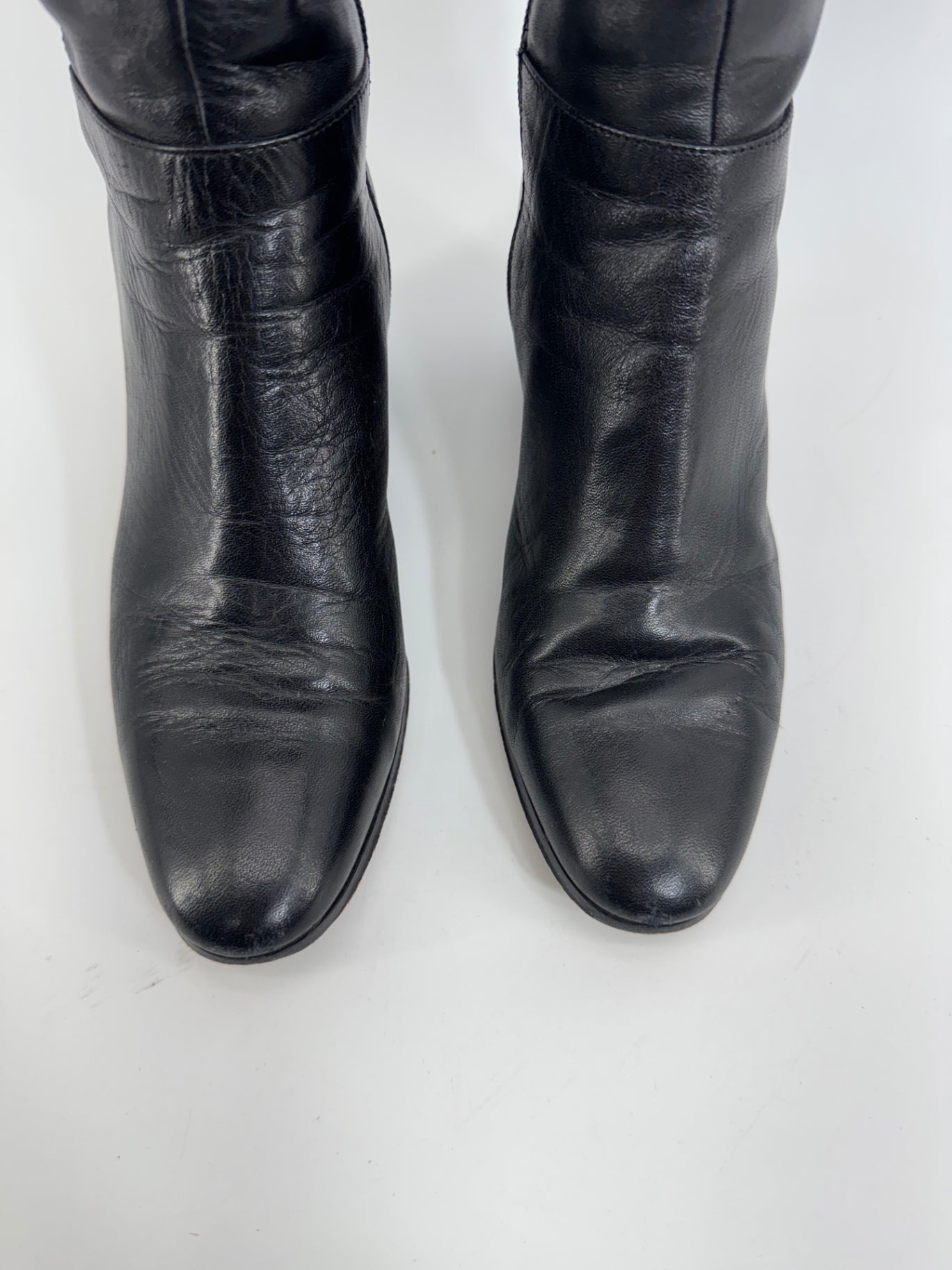 Cole Haan Black Leather Tall Riding Boot Sz 6.5