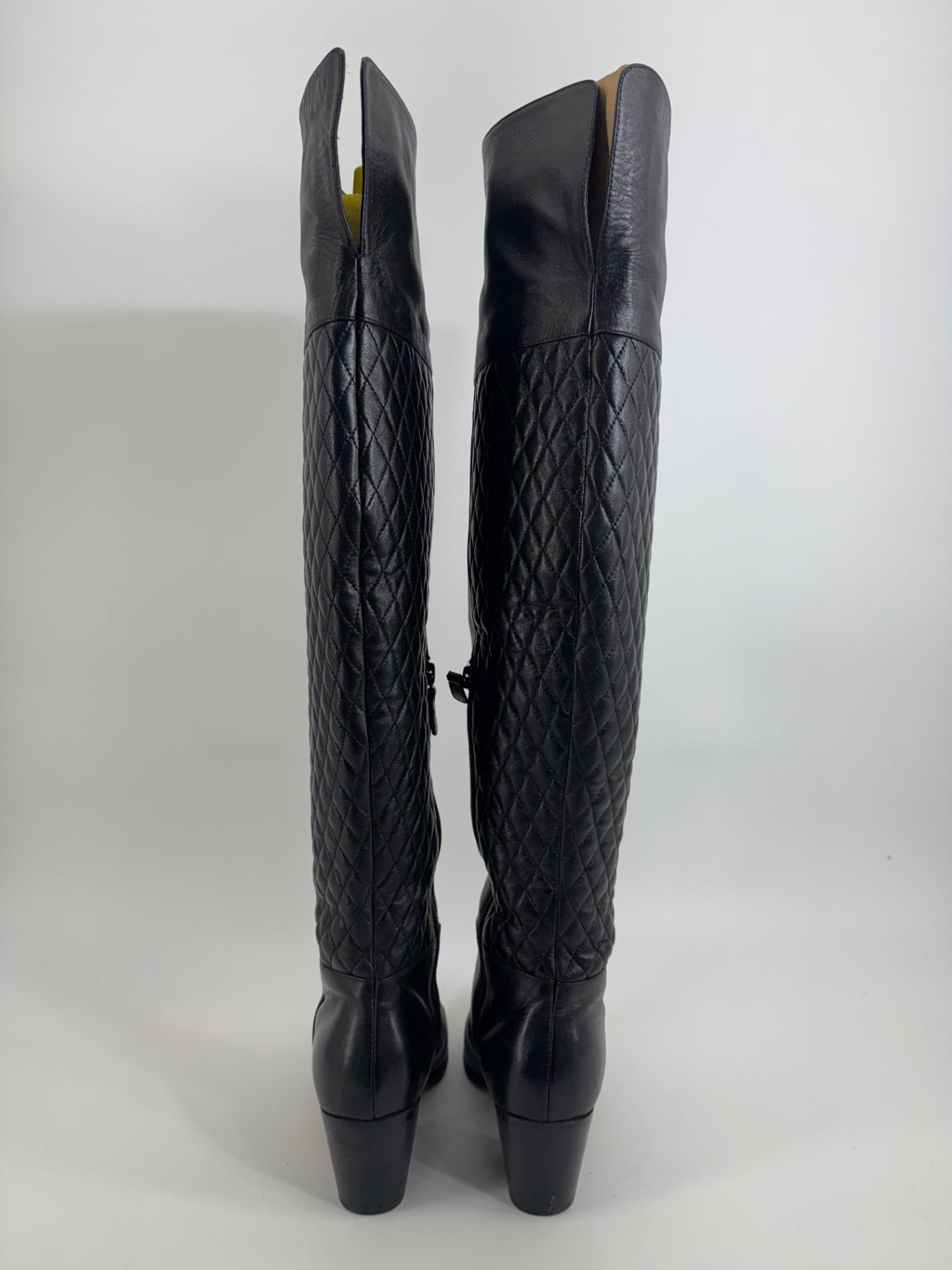 Cole Haan Black Leather Tall Riding Boot Sz 6.5