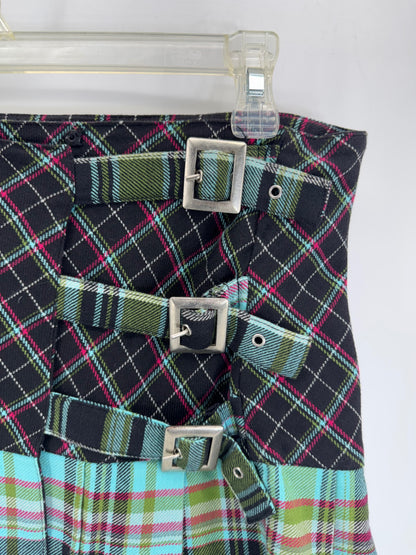 Billabong Y2K Multicolor Plaid Skirt Women's Size 5