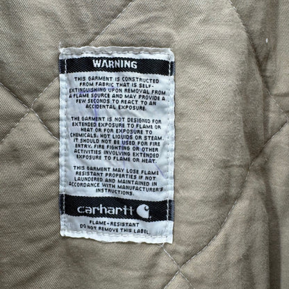 Carhartt Brown FR Jacket Flame Resistant Sz 2XL