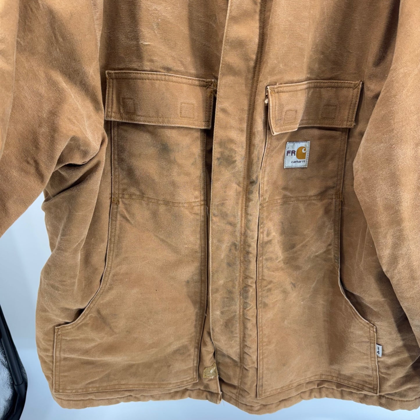 Carhartt Brown FR Jacket Flame Resistant Sz 2XL