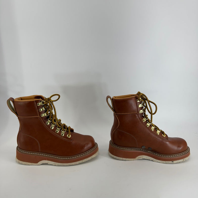 Cabelas Felt-Bottom Wading Leather Boots Men's 7