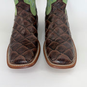 Horse Power by Anderson Bean Exotic Pirarucu Cowboy Boots – Men’s Size 9D
