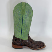 Horse Power by Anderson Bean Exotic Pirarucu Cowboy Boots – Men’s Size 9D