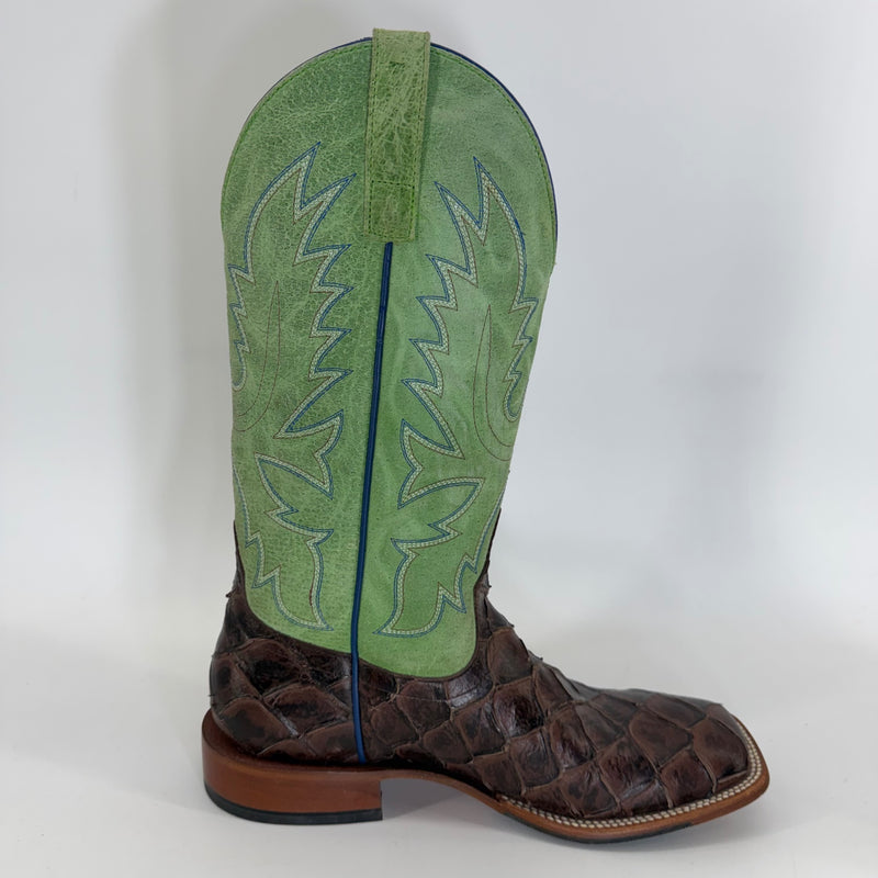 Horse Power by Anderson Bean Exotic Pirarucu Cowboy Boots – Men’s Size 9D
