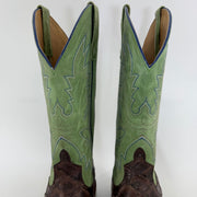 Horse Power by Anderson Bean Exotic Pirarucu Cowboy Boots – Men’s Size 9D
