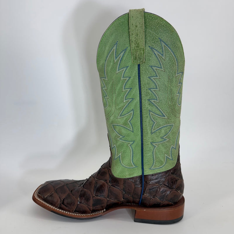 Horse Power by Anderson Bean Exotic Pirarucu Cowboy Boots – Men’s Size 9D