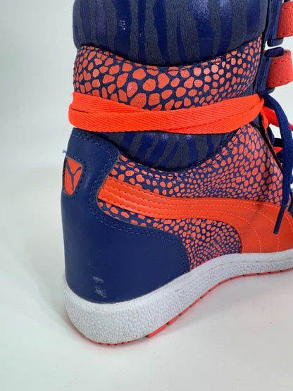 PUMA Sky Wedge Reptile Sneakers Blue/Orange