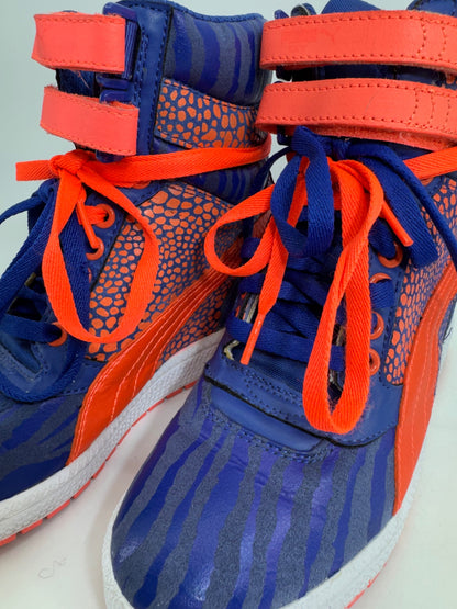 PUMA Sky Wedge Reptile Sneakers Blue/Orange