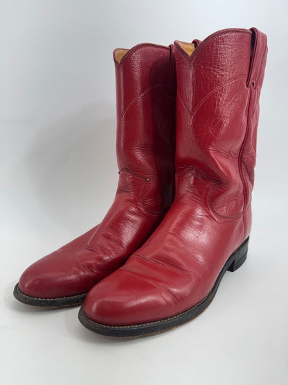Vintage Justin Red Cowboy Boots Women’s Size 7.5