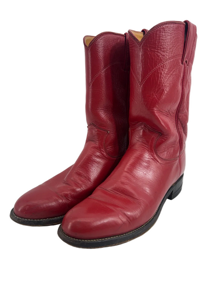 Vintage Justin Red Cowboy Boots Women’s Size 7.5