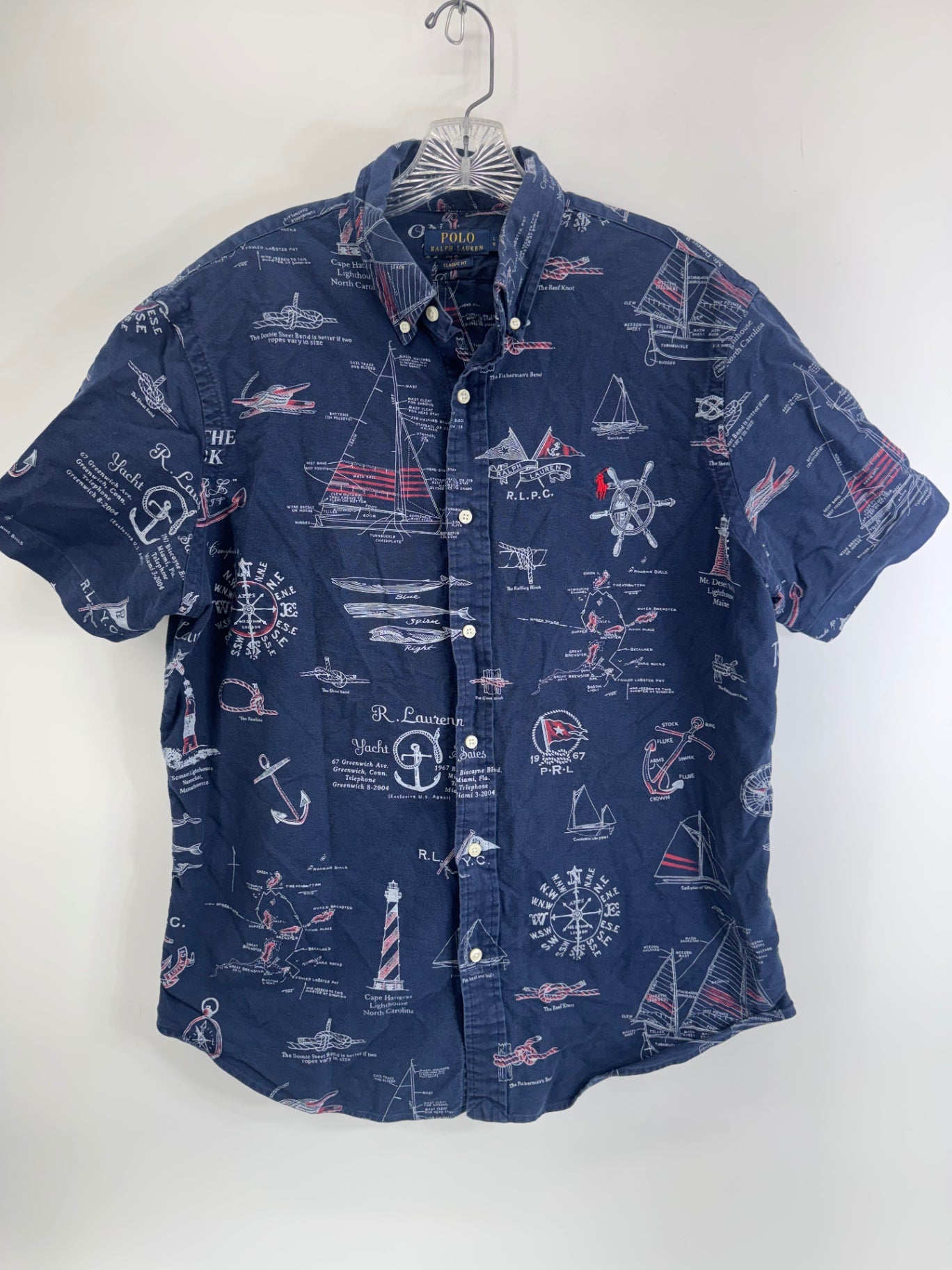 Polo Ralph Lauren Nautical-Print Oxford Shirt