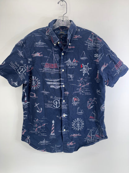 Polo Ralph Lauren Nautical-Print Oxford Shirt