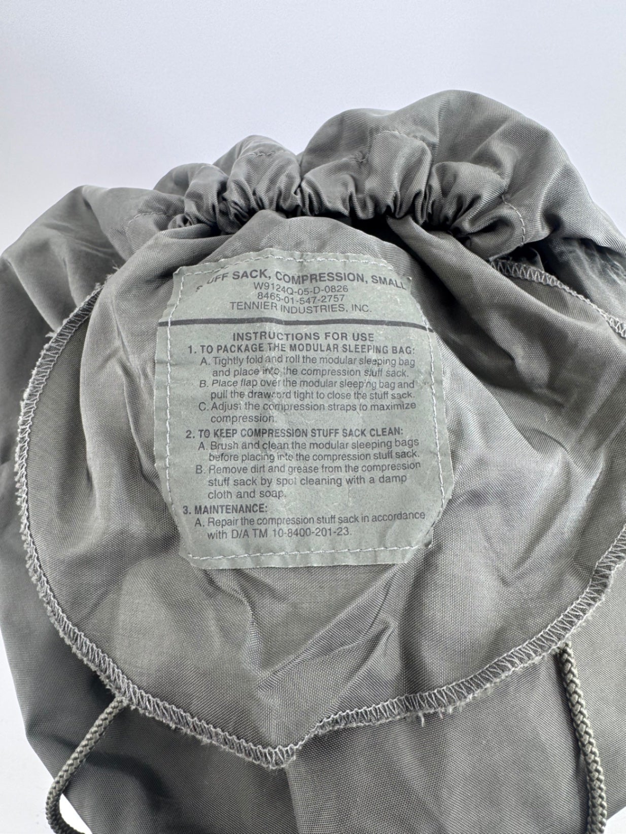 USGI Sleeping Bag Patrol US Military w/ stuff sack