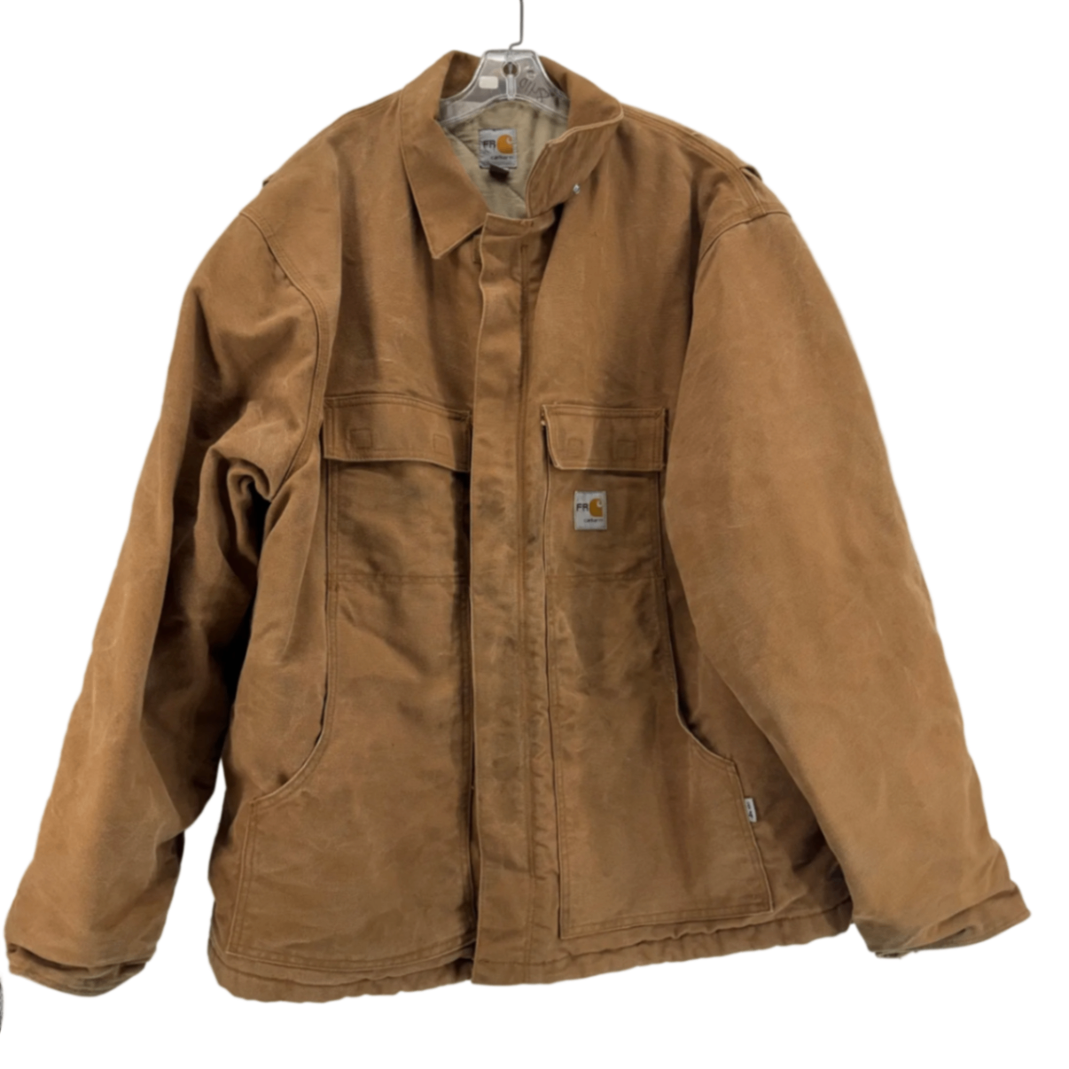 Carhartt Brown FR Jacket Flame Resistant Sz 2XL