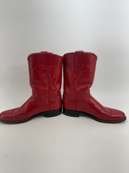 Vintage Justin Red Cowboy Boots Women’s Size 7.5